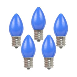 Holiday Bright Lights Incandescent C7 Blue 25 ct Replacement Christmas Light Bulbs 1 ft.