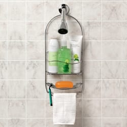 iDesign Gloss Clear Plastic Shower Caddy - Ace Hardware