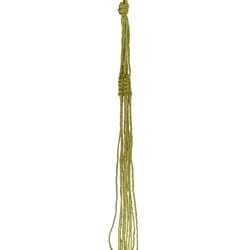 Primitive Planters Green Jute 36 in. H Plant Hanger 1 pk