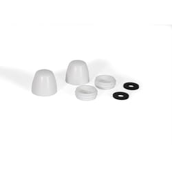 Fluidmaster Toilet Bolt Caps White Plastic For Universal