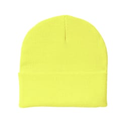 Dickies Cuffed Knit Beanie Neon Yellow One Size Fits Most