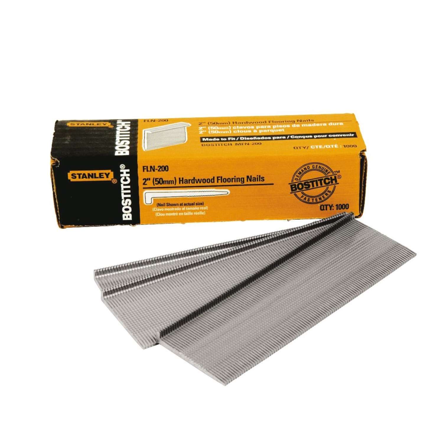 Bostitch 2 in. 15 Ga. Straight Strip Hardwood Flooring ...