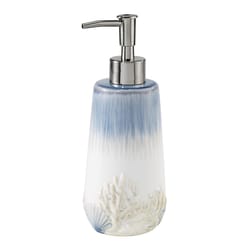 Avanti Linens Abstract Coastal Multicolored Ceramic Lotion Dispenser