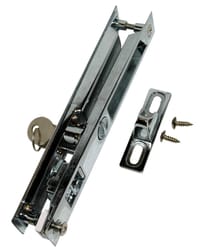 Barton Kramer Chrome Chrome Indoor and Outdoor Patio Door Lock