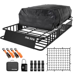 Mockins Black Rooftop Cargo Basket Set 1 pk