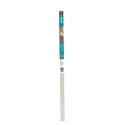 M-D BUILDING PRODUCTS 0.3 in. H X 1.375 in. W X 72 in. L Prefinished Almond Aluminum Carpet Trim