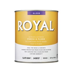 Royal Gloss Slate Gray Porch & Floor Alkyd Enamel 1 qt