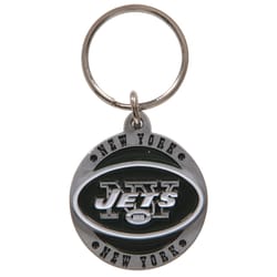 HILLMAN NFL Tempered Steel Green Split Ring Keychain