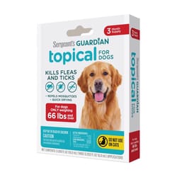 Sergeants Guardian Liquid Dog Flea and Tick Drops Permethrin, S-methoprene 0.61 oz