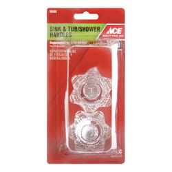 Ace For Clear Sink and Tub and Shower Faucet Handles