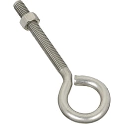 National Hardware WeatherGuard 3/8 in. X 5 in. L Stainless Steel Eyebolt Nut Included