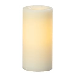 Sterno Home Cream Unscented Scent Pillar Candle