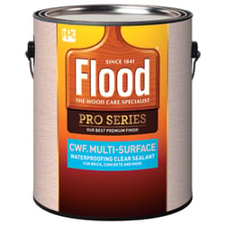 Flood Pro Series Transparent Clear Water-Based Acrylic Waterproofing Wood Stain and Sealer 1 gal