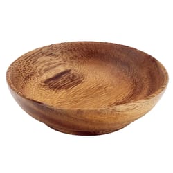 Pacific Merchants Brown Acacia Wood Sauce Dish Condiment Bowl 1 ct