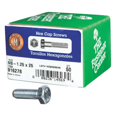 Everbilt M8 1 25 X 20 Mm Zinc Plated Steel Flange Bolt 2 Per Bag 802598 The Home Depot