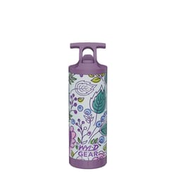 Wyld Gear Wyld Child 18 fl. oz. Violet Garden BPA Free Insulated Water Bottle