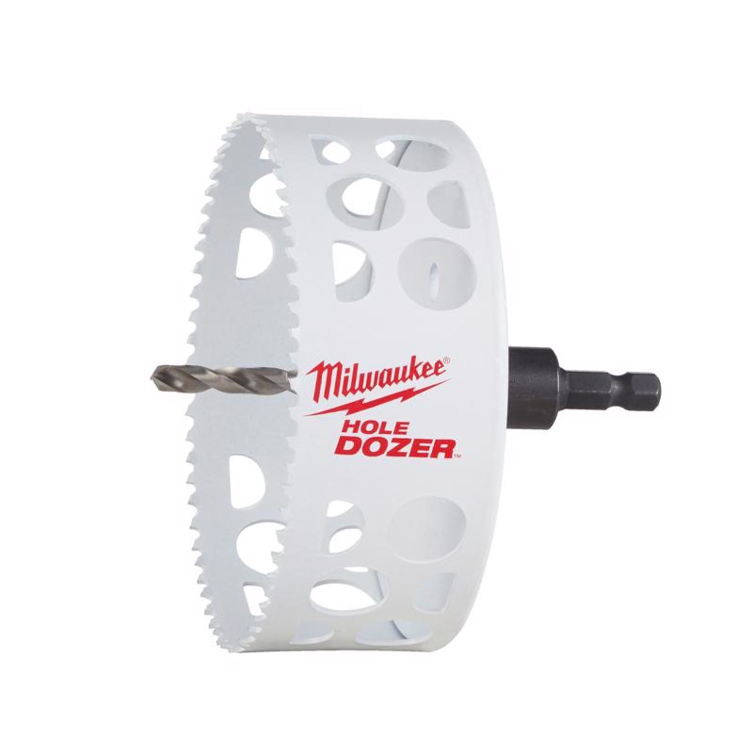 Milwaukee Hole Dozer 4-1/2 in. Bi-Metal 2 in. L X 3/8 in. D