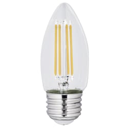 Feit Enhance B10 E26 (Medium) Filament LED Bulb Soft White 40 Watt Equivalence 2 pk