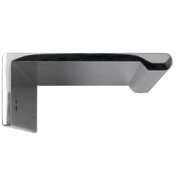 Laurey Rectangle Edge Pull 4 in. Polished Chrome Silver 1 pk