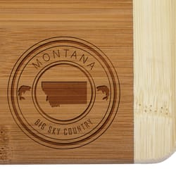 Totally Bamboo 8 in. L X 5.75 in. W X 0.59 in. Bamboo Cutting Board