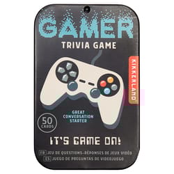 Kikkerland Gamer Trivia Game Multicolored 50 pc