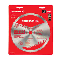 Craftsman 7-1/4 in. D X 5/8 in. Plywood Carbon Steel Circular Saw Blade 140 teeth 1 pk