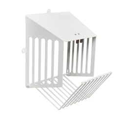 HY-Guard Exclusion White Metal Dryer Vent Cover