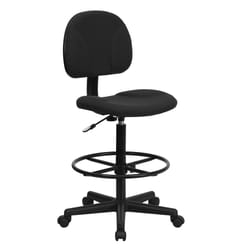 Flash Furniture Black Fabric Drafting Chair