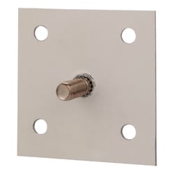 Barton Kramer White Steel Bracket 2 in. H X 1/2 in. W X 0.5 in. L 1 pk Barton Kramer White Steel Bracket 2 in. H X 1/2 in. W X 0.5 in. L 1 pk