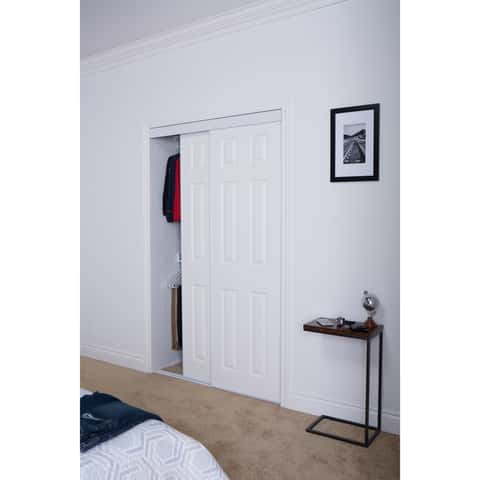 Erias 80.5 in. H X 48 in. W Wood Closet Bypass Door - Ace Hardware