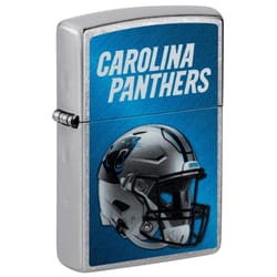 Zippo NFL Silver Carolina Panthers Lighter 2 oz 1 pk