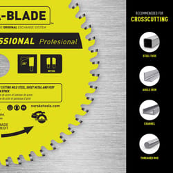 Trade A Blade 5-3/8 in. D X 5/8 in. Carbide Tipped Metal Saw Blade 50 teeth 1 pk