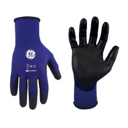 General Electric Unisex Dipped Gloves Black/Blue XL 1 pair