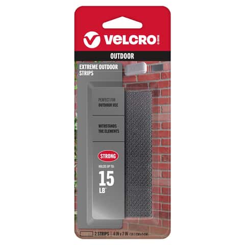 Velcro Brand Hook and Loop Fastener 4 in. L 2 pk Velcro Brand Hook and Loop Fastener 4 in. L 2 pk