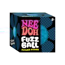 Needoh Fuzz Ball Flower Power Squish Toy Assorted