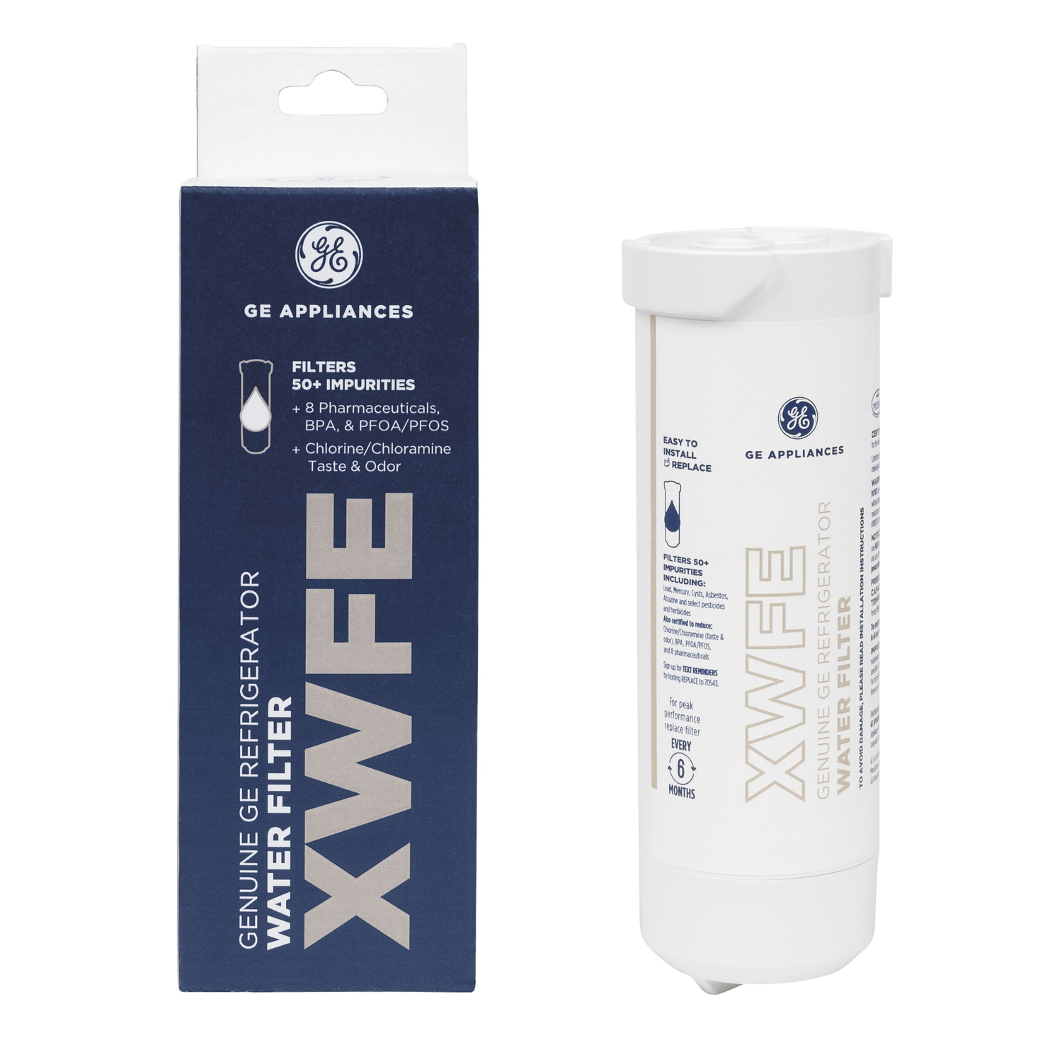 GE Appliances Refrigerator Replacement Water Filter For GE XWFE -  XWFEDS