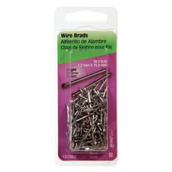 Hillman 18 Ga. X 5/8 in. L Bright Steel Wire Nails 1 pk 2 oz Hillman 18 Ga. X 5/8 in. L Bright Steel Wire Nails 1 pk 2 oz