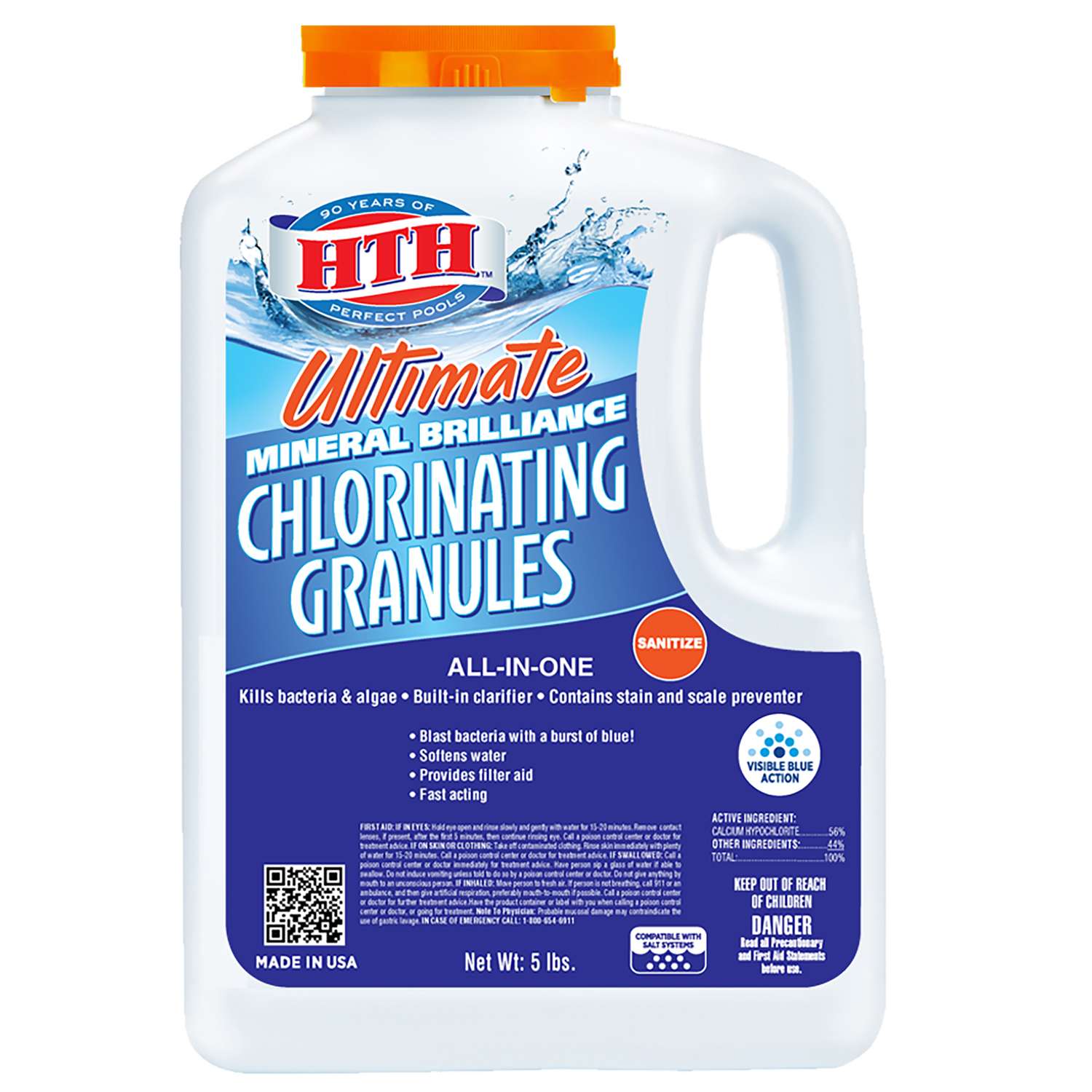 HTH Ultimate Mineral Brilliance Granule Chlorinating Chemicals 5 lb