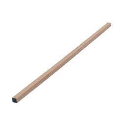 Alexandria Moulding Square Hardwood Dowel 1/4 in. D X 36 in. L 1 pk Blue