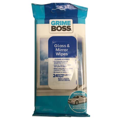 Grime Boss Fiber Blend Scrubbing Household Disinfecting Wipes 8 in. W X 9.5  in. L 72 pk - Ace Hardware