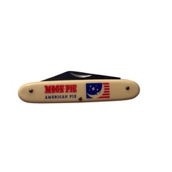 MoonPie Folding American Pie Pocket Knife Ivory 1 pc