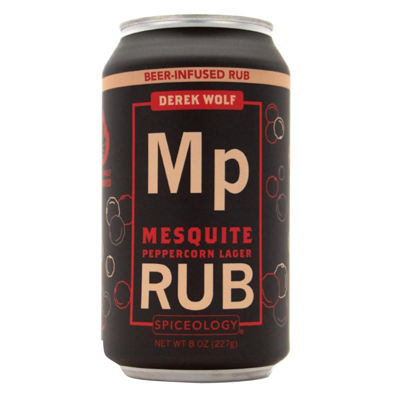 Derek Wolf Mesquite Peppercorn Lager Rub - 8oz -  10553