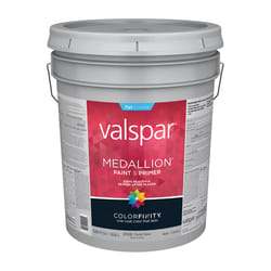 Valspar Medallion Flat Tintable Pastel Base Paint and Primer Exterior 5 gal