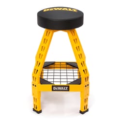 DeWalt Black Vinyl / Foam Swivel Barstool