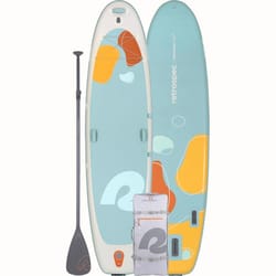 Retrospec Weekender PVC Inflatable Multicolored Lagoon Foam Paddleboard 10 in. L