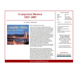 Arcadia Publishing Carquinez Bridge History Book