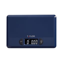 Taylor Dark Blue Digital Kitchen Scale 4.4 lb