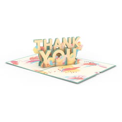 Lovepop Pop-Up Greeting Card Artistic Thank You