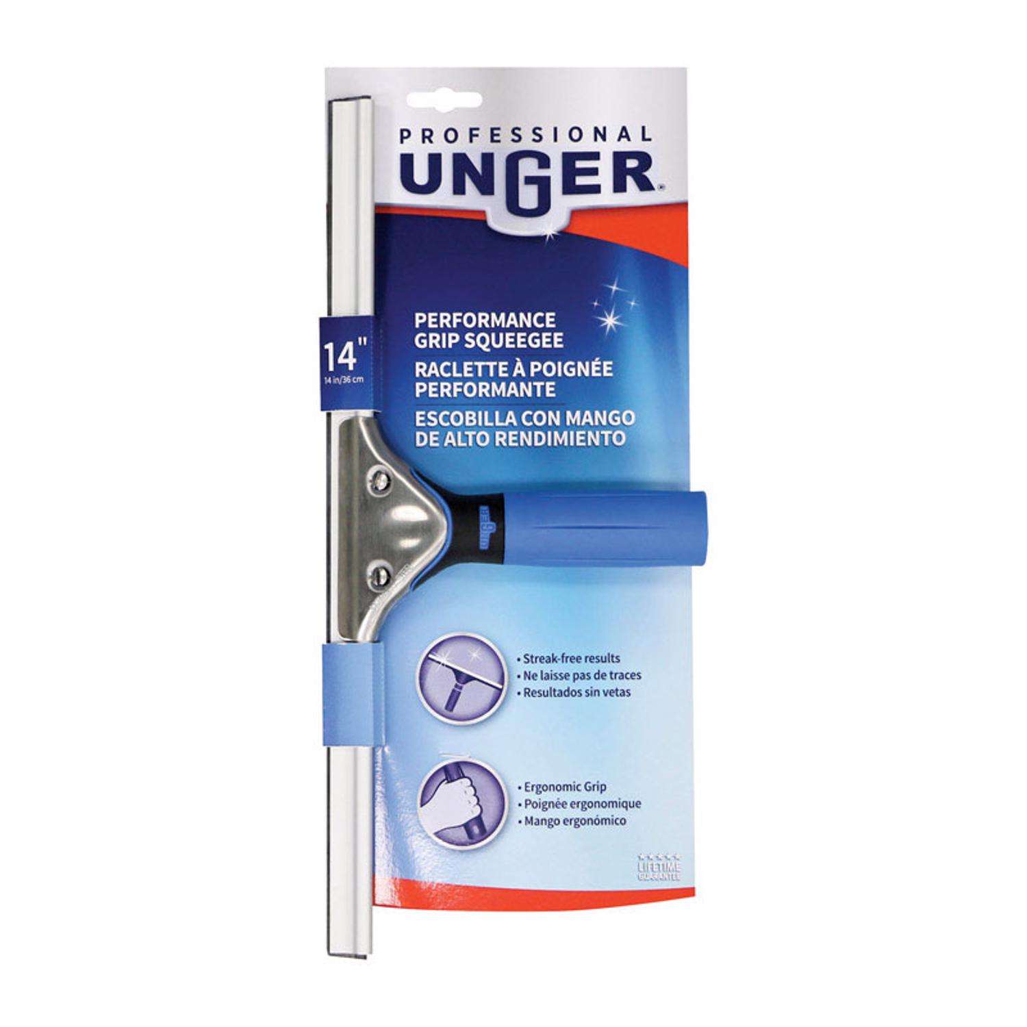 Window Squeegees - Unger Pro Stainless Steel Squeegee Handle - UnoClean