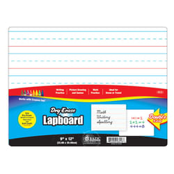 Bazic Products 9 in. H X 12 in. W None Double Sided Dry Erase Learning Board